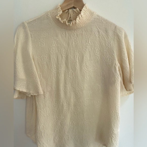 Short sleeve, 100% silk,size M - Picture 1 of 6